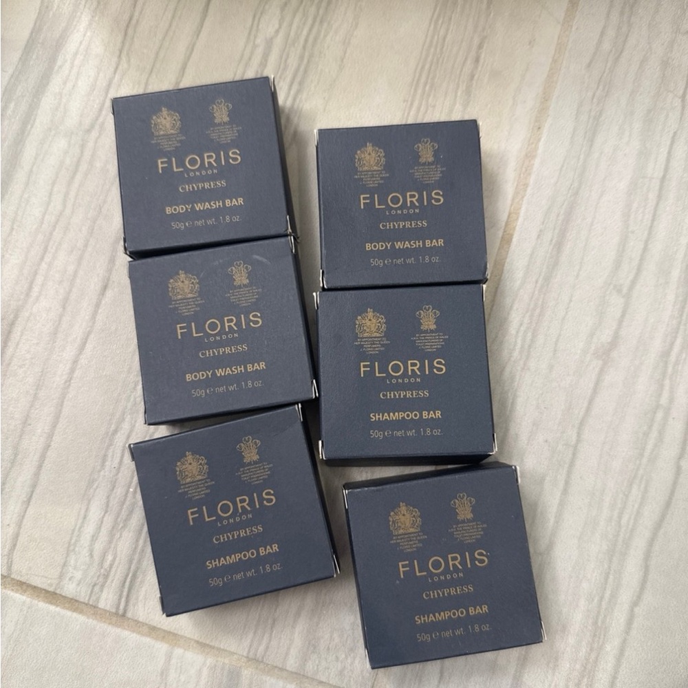 New floris london chypress body wash bar and shampoo bar
